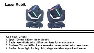 NEW LAUNCH: LASER RUBIK SPL-G-621 FROM GUANGZHOU SPARK STAGE EQUIPMENT CO.LTD!