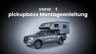 vanexxt pickupboxx - Monageanleitung