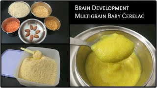 बाळासाठी पौष्टिक खिमकी/खिमटी | Homemade Multigrain Baby Cerelac | 6+ Months Baby Cerelac in Marathi