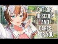 3DIO ASMR | Getting Rescued by a Cat Girl 🐈 |  (POV: You Are A Cat)