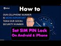How to Setup SIM Card Lock on Android or iPhone - get PUK  - BUT BEWARE!