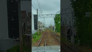 【前面展望】名鉄桜駅から本笠寺駅へ発車する #Shorts #train #railway #電車 #鉄道 #名鉄 #前面展望 #名古屋本線