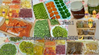 Ramadan Preparation Vlog 2025 🤗 12 Useful Ideas to Save Time In Ramadan By AKK | Make \u0026 Freeze vlog