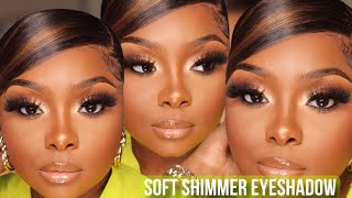 Soft Shimmer Eye Makeup | Full Face Makeup Tutorial | Ariel Black