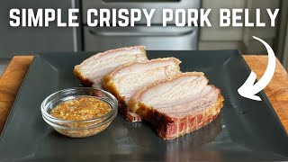 Simple Crispy Pork Belly