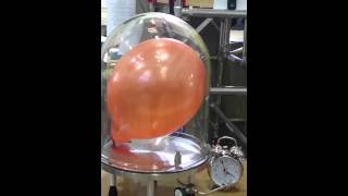 Wow! What happens to this balloon in a vaccum is mad!