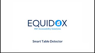 Smart Table Detector