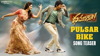 Pulsar Bike Song Teaser | Dhamaka | Ravi Teja | Sreeleela | Thrinadha Rao Nakkina | Bheems Ceciroleo