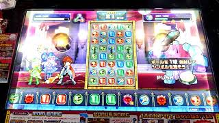 メダルゲーム！KONAMI　MAGICAL SHOOTER (マジカルシューター)ジャックポットチャンス！勇者一行！大魔王の手下ゴーレムを倒して肩慣らしをしたよ♪