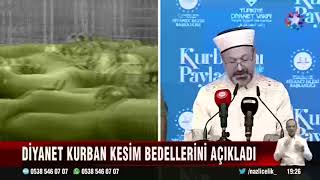 Türkiye Diyanet Vakfı vekaletle kurban kesim bedellerini açıkladı