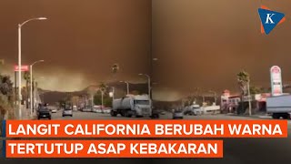 Asap Kebakaran Selimuti California, Langit Jadi \