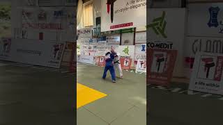 【#223柔道】柔道の基本練習　〈IN イタリア🇮🇹〉乱取り（大内刈り）Basic practice of judo Free practice （OOUCHIGARI）