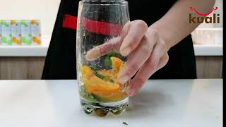 Orange-Soju Mojito Cocktail