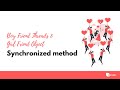 Synchronized method – Boy Friend Threads & Girl Friend Object
