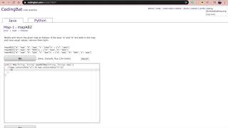 Map-1 (mapAB2) Java Tutorial || Codingbat.com