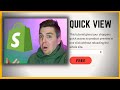 QUICK VIEW POPUP WITHOUT THE APP - 2022 EASY Shopify Tutorial