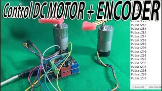 Control DC MOTOR + Encoder with DC Motor Shield for Arduino - DFRobot