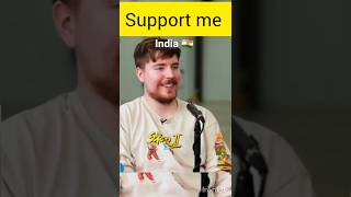 MrBeast Reacts To India 🇮🇳🇮🇳🇮🇳 #shorts