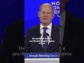 “ukraine as a nation stands stronger than ever before” davos2025 worldeconomicforum olafscholz