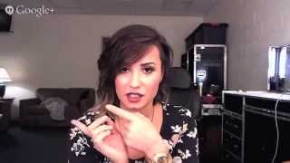 Demi Lovato: G+ Hangout