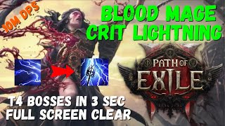 [PoE 2] Best Build I Played Yet: Blood Mage Crit Light (Choir of the Storm, no Temporalis), Spark