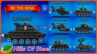 Hills Of Steel| BE THE ALL BOSS TANK LAST DAY| Play All Bosses Tank Vs All Tanks In Game 2019