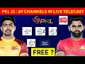 Pro Kabaddi 2024 : Live Streaming Channels List | PKL 11 Free Streaming Channels & TV Channels