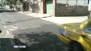 Reparan daño vial en tramo de calle Cordero