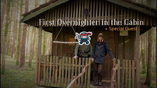 🌳🏡🌲Forest Cabin #4 - First Overnighter in the Cabin - Vanessa Blank - 4K 🦊