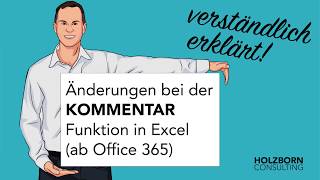 #008 Tipp: Whatsapp in Excel? Kommentare \u0026 Notizen plötzlich vertauscht in Excel 365 neue Funktion!