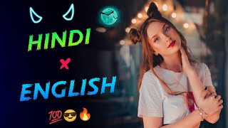 Top 10 Best Hindi x English ringtone 2023 || english x hindi mashup || Inshot music ||