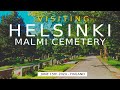 Visiting Helsinki: Malmi Cemetery, June 15th 2024, Finland [4K] #slowtv