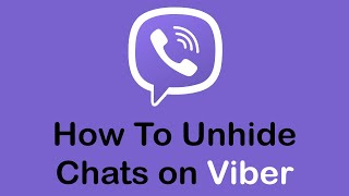 How to Unhide Chat on Viber On iPhone | Unhide Viber Conversation 2022