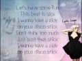 Lady Gaga-Love Game-Lyrics Video