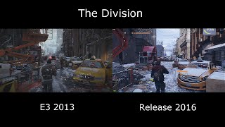 The Division PC: E3 2013 vs Release 2016