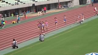 全日本実業団陸上2017・女子800m予選1組、1着：大森侑香（ロッテ）2分11秒78