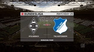 FIFA 20 | M'gladbach vs TSG Hoffenheim - Bundesliga | 22/02/2020 | 1080p 60FPS