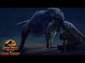Majungasaurus vs Suchomimus! Jurassic World Chaos Theory season 2 clip!!!!!