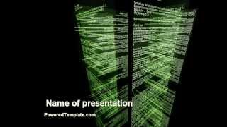 Programming Code PowerPoint Template by PoweredTemplate.com