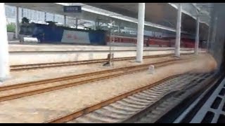 {CNR} Ride CRH1 train passing Shenzhen East Station