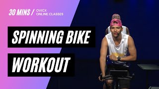 OVICX Exercise Bike 30 min Cycling HIIT Cardio Workout
