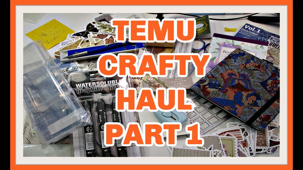 Temu Crafty Haul Part 1 Youtube