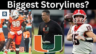 Miami Hurricanes Spring Practice Storyline | Carson Beck Recovery? | Miami Hurricanes Football