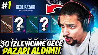 30 izleyicime gece pazarından ne isterse alıyorum #1 | valorant