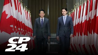 Justin Trudeau arrives in Japan for G7 meeting