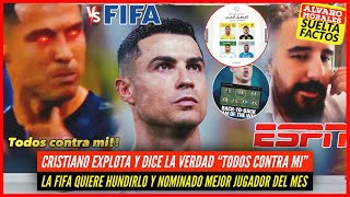 🚨 CRISTIANO: "TODOS CONTRA MI" 🥵 La FIFA QUIERE HUNDIRLO 🤬 CR7 JUGADOR del MES 🤩 ALVARO MORALES ESPN