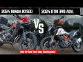 KTM 390 Adventure vs. Honda NX500 comparison 2024 with surprising results!