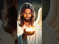 divine vision jesus holding angel winged heart with 4k holy particle effects angelwinganimation