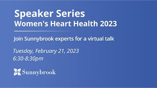 Speaker Series — Women's Heart Health