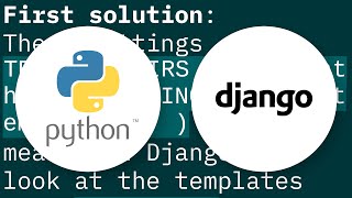 Django TemplateDoesNotExist?